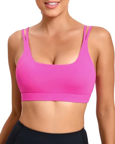 Image of RUNNING GIRL Sports Bras for Women High Support,Racerback Supportive Molded Cup Sports Bra with Sewn in Pads
