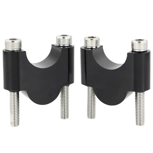 Rehausseur guidon 28mm noir contre le mal de dos en moto Suzuki