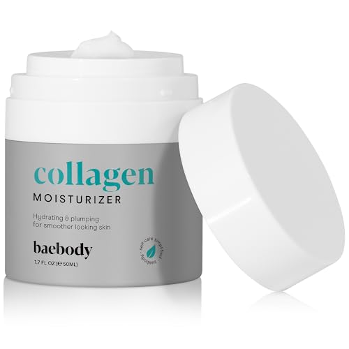 Baebody Critically Acclaimed Plant-Based Booster Collagen Cream For Face - Vegan Collagen Moisturizer, Anti-Aging Wrinkle Cream For Women And Men, 1.7 Fl Oz #TOP5