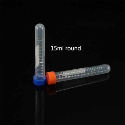 Tubes à centrifuger plastique laboratoire anti-fuite bouchon étanche - 6