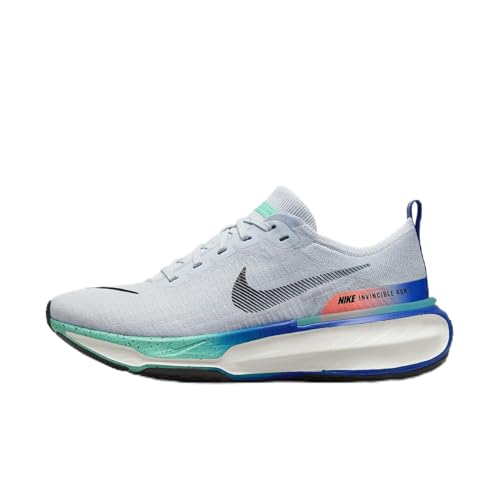 Nike Invincible 3 Men's Road Running Shoes (HF4904-043, Pure Platinum/Bright Mango/Cool Mint/Black) Size 13