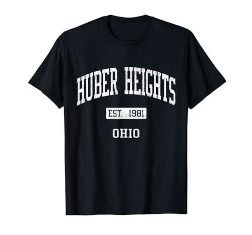 Huber Heights Ohio OH JS04 Vintage Athletic Sports T-Shirt