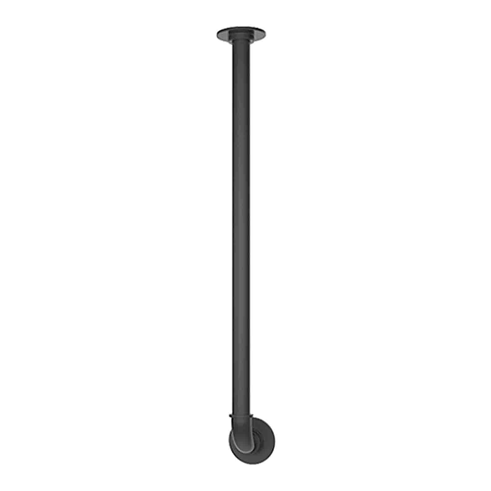 Main courante d'escalier noire facile à installer, garde-corps robuste pour marches intérieures