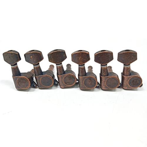 tunery blokujące głowice Gitara Elektryczna Tuning Pegs Keys Tunery Blokujące Na Gitarze Do 6 Łańcuchów Elektryczne Lub Akustyczne Gitary 3L + 3R