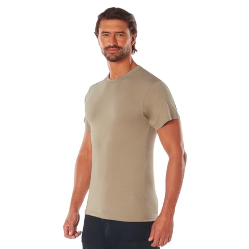 Image of Rothco Camo T-Shirt | Men's Short Sleeve Camouflage Crew Neck Base Layer Rugged Outdoor Hiking Workout Gym Tee Shirt