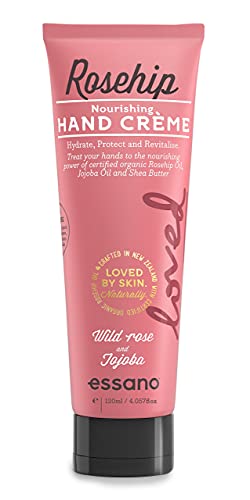 Essano Certified Organic Rosehip Nourishing Hand Crème, 120ml (4oz)