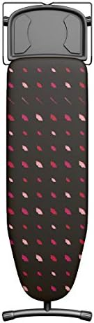 Ironing Board Plusboard Lips, 42cm x 125cm, 100% Cotton, Adapts to Most Steam Generators, Adjustable Height, Iron Rest, Secure Closure System, Integrated Wheels, 9Kg, Easily Stored