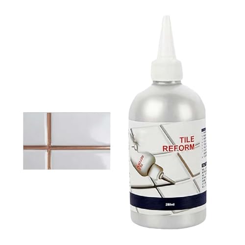 Carroterr Waterproof Tile Gap Repair Filler, Tile Reform Tile Reform Grout Filler, Repair and Renew Tile Joints, Tile Grout Repair Kit for Living Room Floor, A Variety of Colors to Choose from ﻿