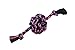 Flossy Chews Color Monkey Fist Ball with Rope Ends, Jumbo, 20-Inch