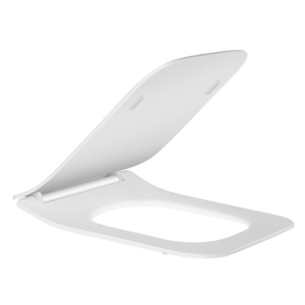 Mobygkfy Wit Square Toilet Lid Old Add Thick Trapezoidal Seat Cover Board Accessories
