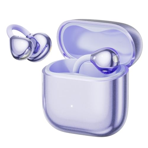 CHENRUIDA Everyday Lightweight Clip On Earbuds-Open Ear Headphones(Purple) - image 1