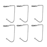 Der Hakenhalter ist aus Metall gefertigt, fühlt sich weich an und ist robust, nicht leicht zu rosten und zu korrodieren. Daher hat er eine lange Lebensdauer, sodass Sie ihn lange verwenden können.