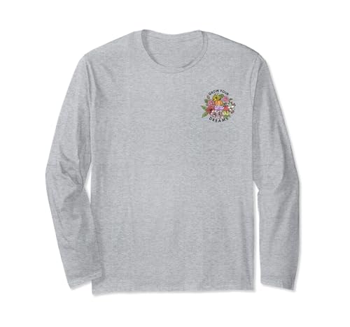 T-shirt Disney Princess manches longues vêtement floral coton enfant fille