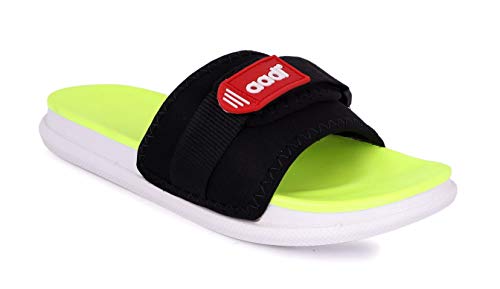 AADI Mens Green Synthetic Leather Daily Use Casual Sliders/Flip Flop & Slippers (B09XVGSN46) Amazon Price History, Amazon Price Tracker