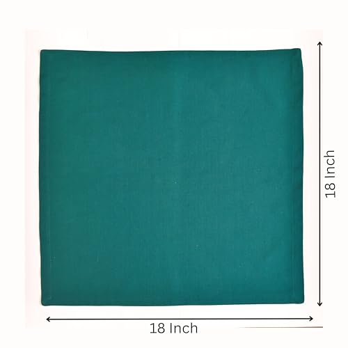 FINGERCRAFT Dinner Cloth Napkins, Cotton Linen Blend Mitered Corner Napkins Cloth 12 Pack Natural Premium Quality for Every Day Use, Parties, Easter, Thanksgiving, Weddings, 18x18 inch Teal Green by FINGERCRAFT - Image 5