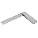 New Lon0167 125mm x Featured 80mm Metal L reliable efficacy Shaped 90 Degree Angle Try Square Ruler Measuring Tool(id:9ff 1c af 2a8)