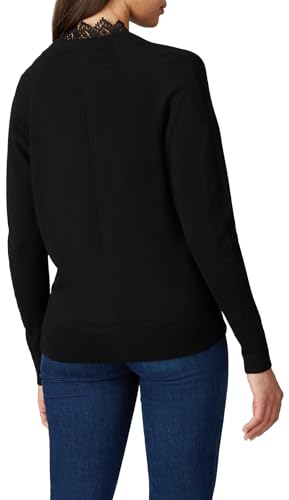 Rebecca Taylor Rent the Runway Pre-Loved Black Lace Combo Pullover3