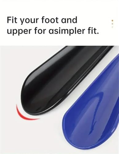 Calzador de plástico flexible extra largo con cucharas resistentes para zapatos 6