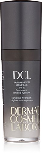DCL Skincare Skin Renewal Complex SPF30, 10% Glycolic Acid Clinically Proven Vitamin B5, Green Tea, Glycerin Hydrating Anti-Wrinkle AHA 30ml
