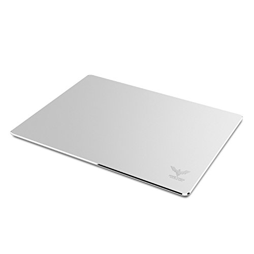 HAVIT Aluminum Gaming Mouse Pad with Anti-Skid Rubber Base - Silver (HV-MP835)
