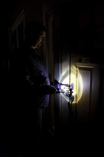 Ledlenser Police Tac Torch - LED Rechargeable Torch, Super Bright 280 Lumens, Powerful Lightweight Design, Long Distance Spotlight, Anti Roll Protection Feature, Hiking Torch, Dog Walking, Camping, Up To 25 Hour Battery Life.