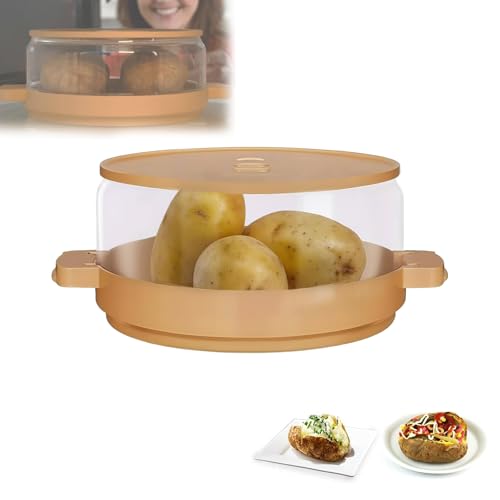 Microwave Baked Potato Cooker with Lid, 1 Pc