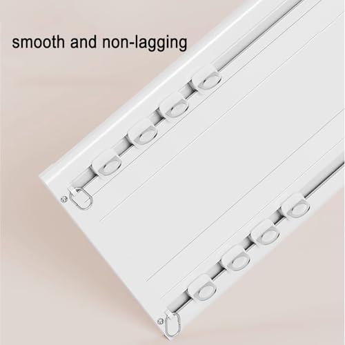 Cloison de séparation double rangée 2,4m blanc pour rail de douche et salon