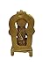 KALARAMBH Brass Maa Annapurna Idol Murti Statue for Home Office Pooja Puja Room Mandir Table Decor Gift Items Collectible Handicraft Art, Yellow 2 x 1.5 x 3.8 Inch (L x W x H)