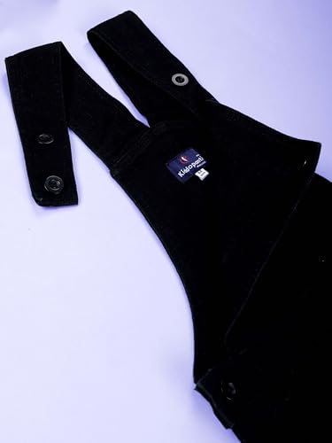 Image of KiddoPanti Unisex Denim Dungaree Pant With Cargo Pockets