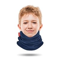 Aegend Neck Warmer for Kids 2 Pack, Double-Layer Fleece Ski Neck Gaiter for Boys Girls Youth Winter Cold Weather Scarf