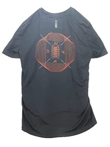 Under Armour Men's 1373479 Loose Black Short Sleeve Shirt. (L)2