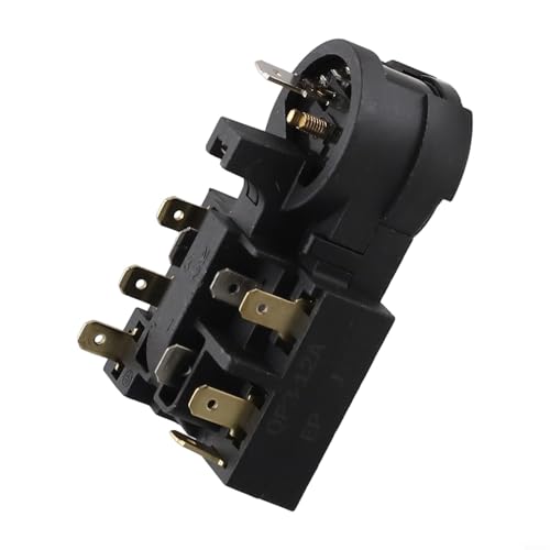 Relais pour compresseur de réfrigérateur, pièce de rechange QP3-12A avec protection contre les surcharges, dispositif de démarrage PTC pour réparation de moteur de refroidissement, plastique noir et – vue 3