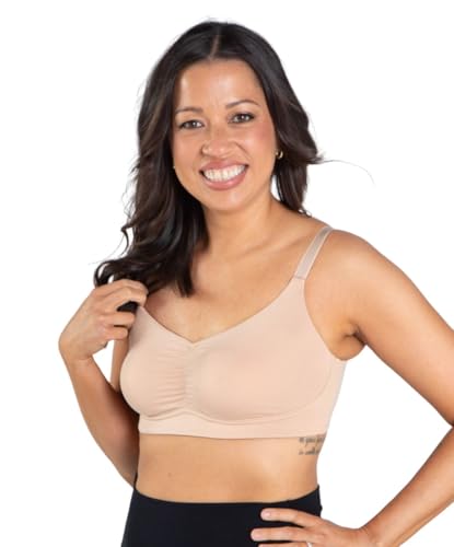 Image of AnaOno Full Coverage Post-Surgery Bra - Medium Support Mastectomy Bras with Pocketed Cups for Lightweight Breast Forms