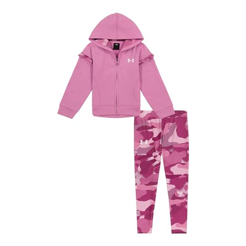 Image of Under Armour Girl's 2-piece Sweatshirt and Leggings Outfit Set