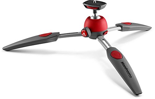 Manfrotto Pixi Evo 2-Section Mini Tripod, Red (Mtpixievo-Rd) #TOP3