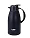 GiNT Stainless Steel Thermal Coffee Carafe, Double Walled Vacuum Water and Beverage Dispenser, 12 Hour Heat Retention, 65 OZ /1.9 Liter Black