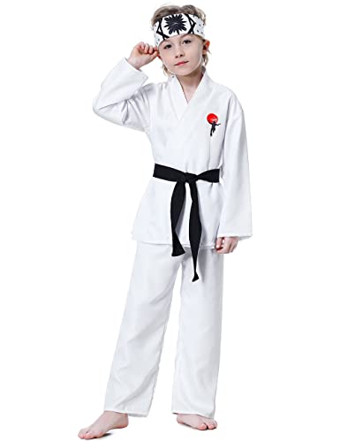 Treyrea GA120024-140 4Pcs Karate Gi With Belt Cobra Costume Uniform thumb #5