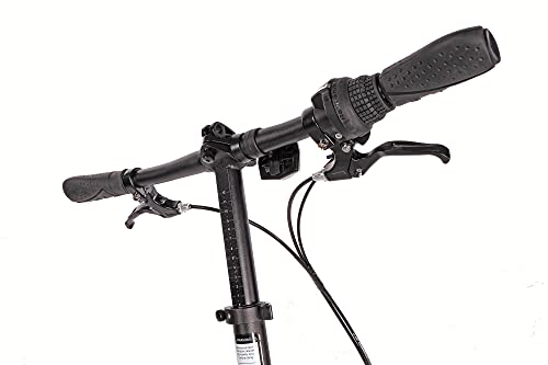 ZiZZO Campo 20 inch Folding Bike with 7-Speed, Adjustable Stem, Light Weight Frame - Image 4