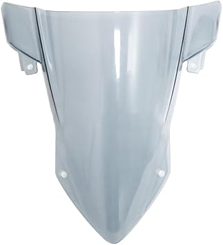 Motorcycle Windscreen Windshield for BMW S1000RR 2019 2020 2021 2022 2023 2024 2025, Windproof Motorbike Windshield Deflectors AntiCrack Front Fairing Wind,A/Gray