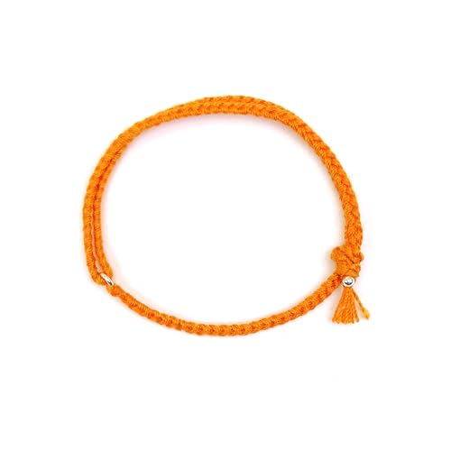 Bracelet en fil de souhait boule d'argent rouge parfait comme cadeau maman