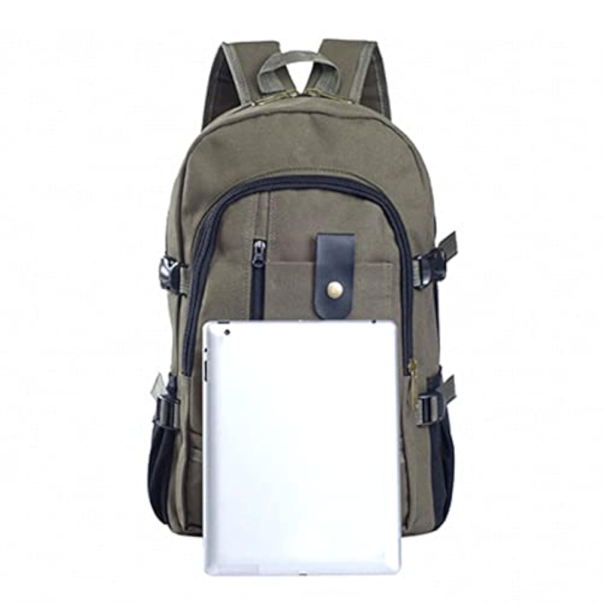 Canvas Travel Backpack, Neutral Brown Colour