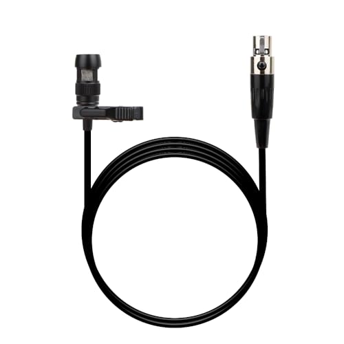Microphone cravate pour émetteur Shure, idéal pour vos interviews sur scène