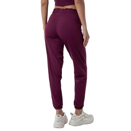 Image of Haowind Joggers for Women with Pockets Elastic Waist Workout Sport Gym Pants Comfy Lounge Yoga Running Pants