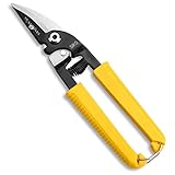 VANJOIN Heavy Duty Scissors, 8.25-inch High leverage Scissors with Wire Cutters, Heavy Duty Scissors...