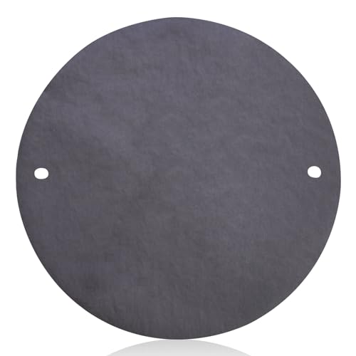LEOLIO 12 inch BatMate for Pottery and Ceramics, Upgraded Round Clay Throwing Cloth for Making Pottery Ceramics, Bat Mat for Pottery Tools & Pottery Machine Accessories (Black)