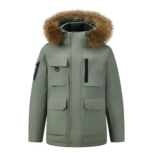 Doudoune chaude à capuche hiver homme : restez au sec sous la pluie et la neige