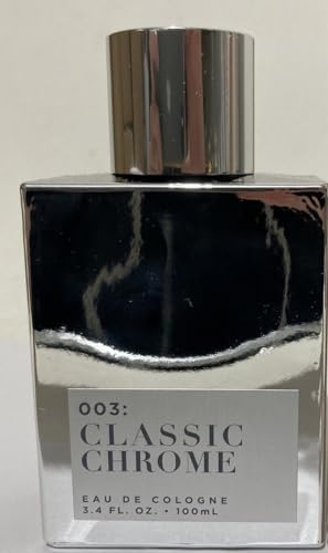 Generic Tru Fragrance 003: Classic Chrome Eau de Cologne Spray 3.4 oz