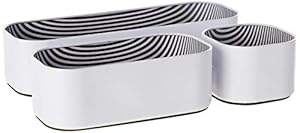 Three by Three Seattle Schubladen-Organizer Gestreift 3er