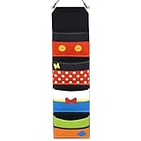 RUNROLE 4 Pocket Canvas Fish Extender - 10 Inch Width, Portable, Easily Customize, Hanging Storage Organizer, 2026&2027 FE for Gift Exchanges and Pixie Dust, Cruise Essentials