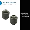 TRQ Rear Lower Outer Control Arm Bushing Driver and Passenger Side Compatible with 2002-2005 Ford Explorer 2003-2005 Lincoln Aviator 2002-2005 Mercury Mountaineer